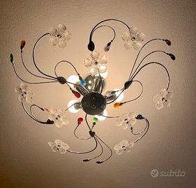 Lampadario in vetro