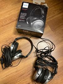 2 Paia Cuffie TV Philips col Filo (Cavo Lungo 6m)