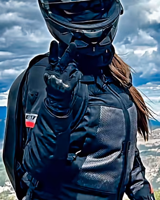 Giacca moto donna