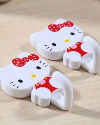 Ganci Adesivi Hello Kitty (Set da 2)