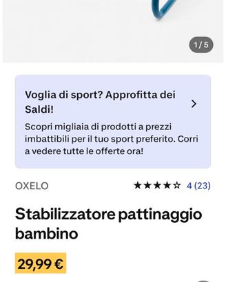 Stabilizzatore per bambini
