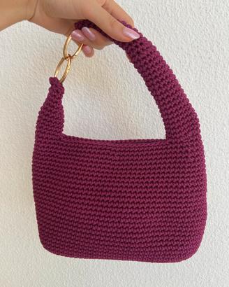 Borsa fatta a mano con cordino
