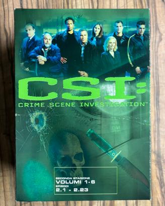 Cofanetto completo CSI seconda stagione Italiano