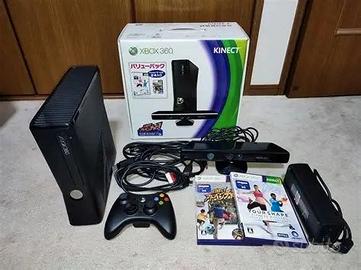Xbox360 Slim + Kinetic + Giochi