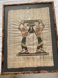 Quadro con Papiro Egiziano Originale 