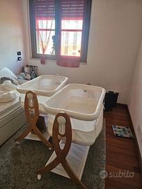 culla baby go con base in legno