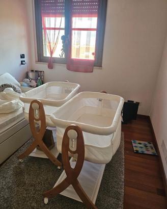 culla baby go con base in legno