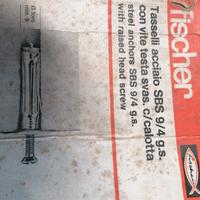 Tasselli acciaio 9mm