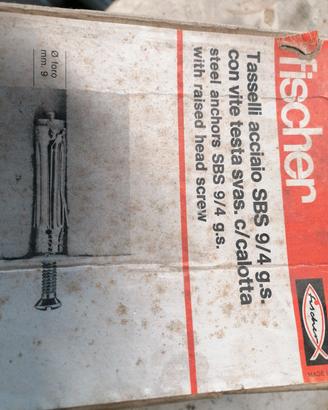 Tasselli acciaio 9mm