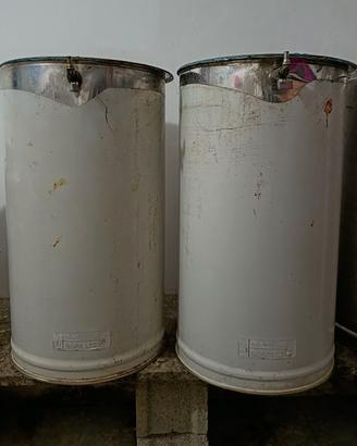 Botte in acciaio per olio o vino 100 lt