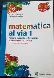 libro compiti vacanze di matematica classe 1°media