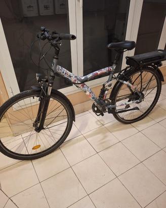 Bicicletta a trazione assistita + bisacce