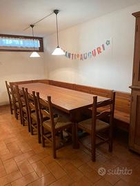 tavolo in legno massello