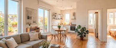 Trilocale in zona OSTIENSE- BALCONE