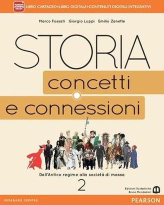 Libro STORIA CONCETTI E CONNESSIONI 2