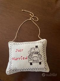 Decorazione Just Married