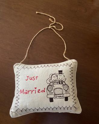 Decorazione Just Married