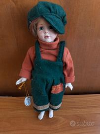  Bambola vintage in porcellana bisquit 