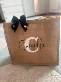 Borse iuta personalizzabili varie misure