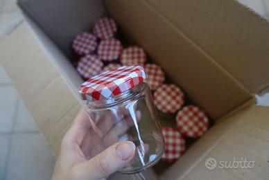 12 vasi vasetti in vetro 240 ml