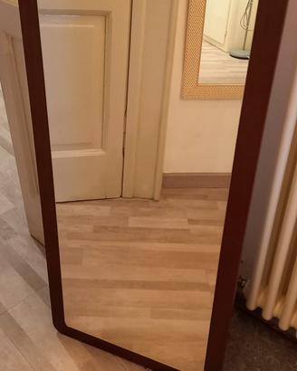 Specchio con cornice  marrone