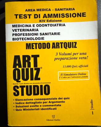 Test ammissione ArtQuiz simulatore area medica