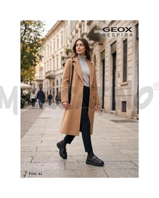 MOCASSINI D GEOX NERI 40 CON FRANGE E PLATFORM