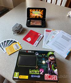 Nintendo 3DS XL Nero Completo di Scatola e Accesso