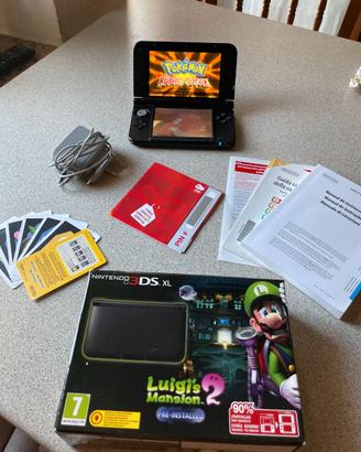 Nintendo 3DS XL Nero Completo di Scatola e Accesso