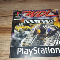 Manuale gioco ps1 WDL Thunder Tanks
