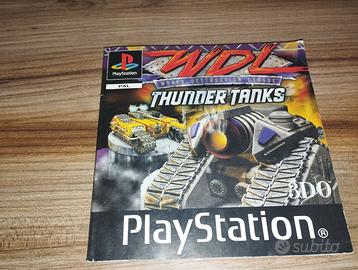 Manuale gioco ps1 WDL Thunder Tanks