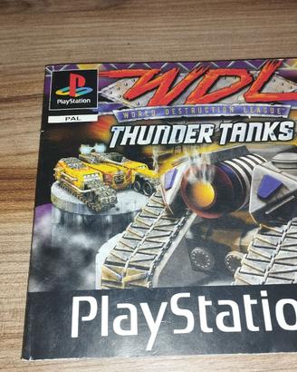 Manuale gioco ps1 WDL Thunder Tanks