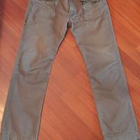 Pantalone uomo diesel in cotone militare