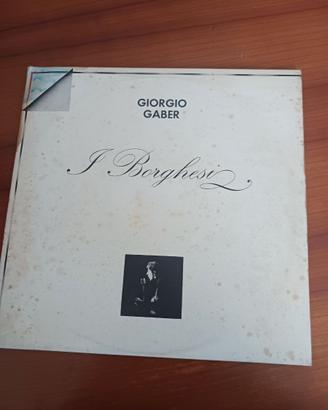 LP Giorgio Gaber, titolo 'I Borghesi' 1971