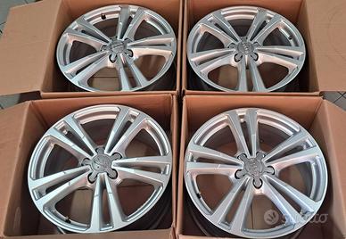 4 Cerchi in lega da 18'' ORIGINALI AUDI SLine 7,5x