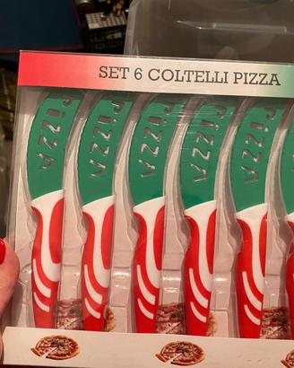 Set 6 coltelli per pizza