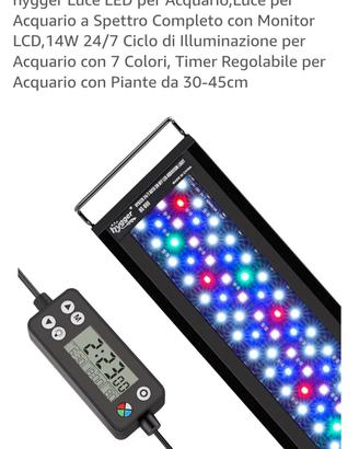 lampada acquario 
