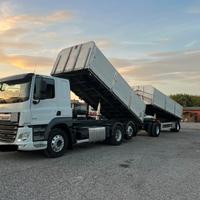 Daf cf 460 ribaltabile trilaterale,adr,6x2,euro 6