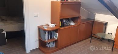 mobili soggiorno camera cucina legno 