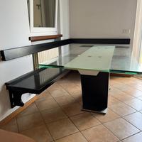 Panca da muro con tavolo