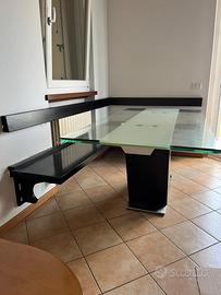 Panca da muro con tavolo