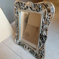 CORNICE IN ARGENTO CON SPECCHIO