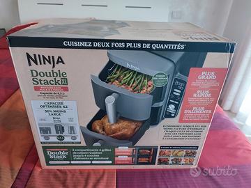 Friggitrice ad aria Ninja doppio cestello vertical