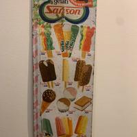 Listino prezzi  Gelati Sanson 30 anni vintage