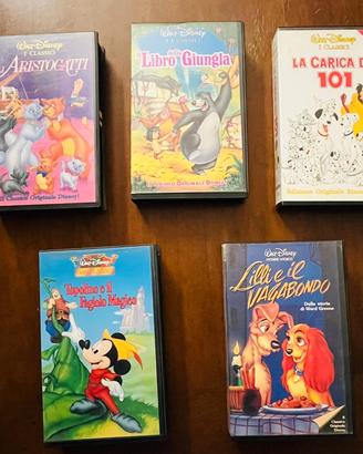 lotto videocassette Disney 