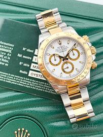 Rolex Daytona 116523 Bianco, Full set, Permute