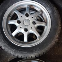 Aixam 4 cerchi e pneumatici invernali 145/70 R13