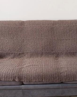 Coperta plaid fatto a mano