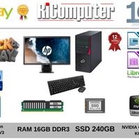 POSTAZIONE WORKSTATION FUJITSU GRAFICA WIN 11 PRO