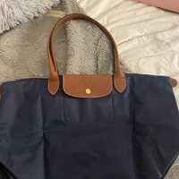 Borsa a mano media nera Longchamp